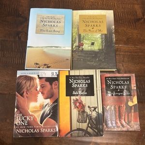 Lot of 5 EUC Nicholas Sparks books